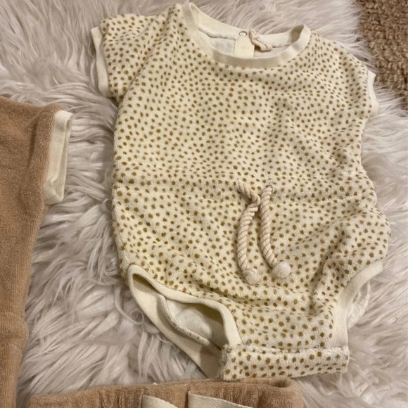 Quincy mae 2 retro rompers and pant set - Picture 3 of 4